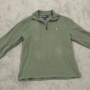 Polo by Ralph Lauren Light Green 1/4 Zip Up Sweater